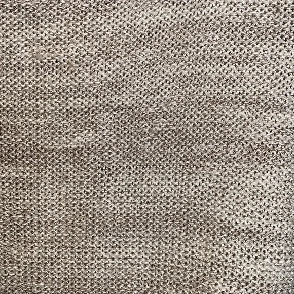 EUC Women’s tan/cream knit sweater with crochet detailing - size XL (est.) - Picture 4 of 5